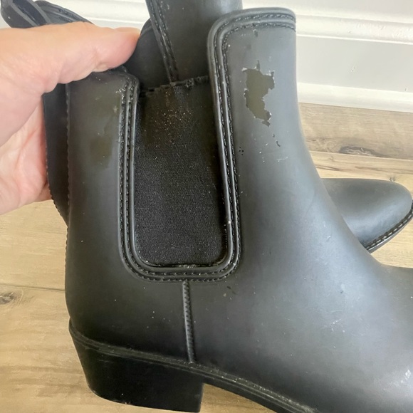 Jeffrey Campbell Havana Last California Womens Black Ankle Rain Boots Size 8 - Picture 7 of 7